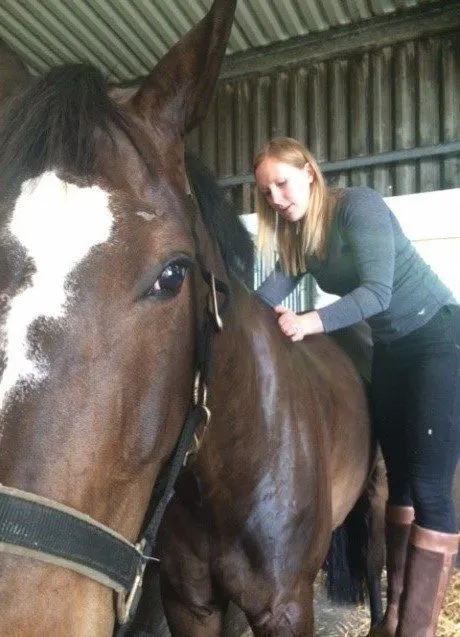Fiona Hemmings, equine chiropractor working with Hook Norton Farriers, Oxfordshire